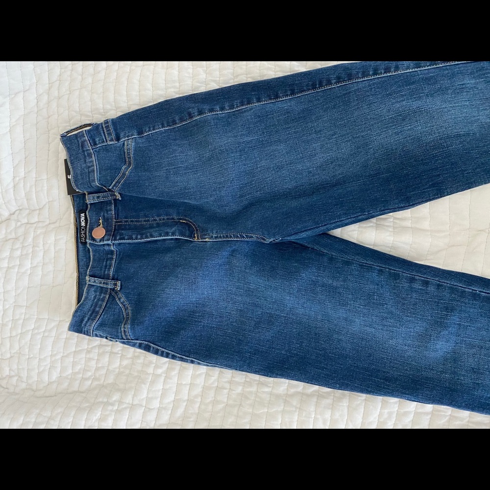 Luxe high waisted skinny jeans
